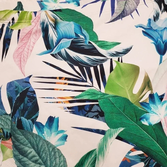 2/$25-La Blanca 22W Tummy Control Highrise Tropical Bikini  Bottom Separate NWT - Picture 6 of 14